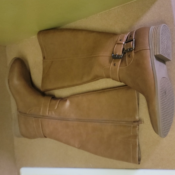 GHBass size 7.5 tall cognac boots - Picture 2 of 8